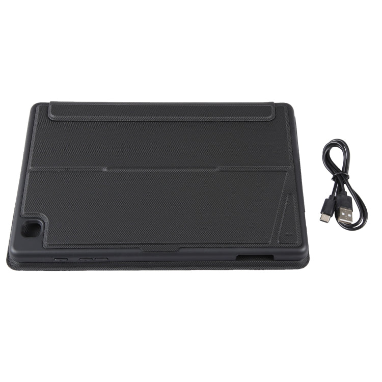T610B-AS Pivot Backlight Upper Pen Tray Bluetooth Keyboard Leather Case For Samsung Galaxy Tab S6 Lite 10.4 P610/615, For Samsung Galaxy Tab S6 Lite 10.4 P610/615