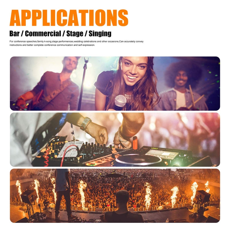 XTUGA RW2080 UHF Wireless Stage Singer In-Ear Monitor System 10 BodyPacks(US Plug)