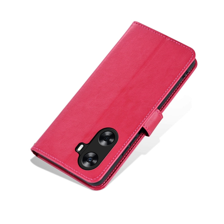 For Huawei Enjoy 70z AZNS Sheepskin Texture Flip Leather Phone Case(Red)