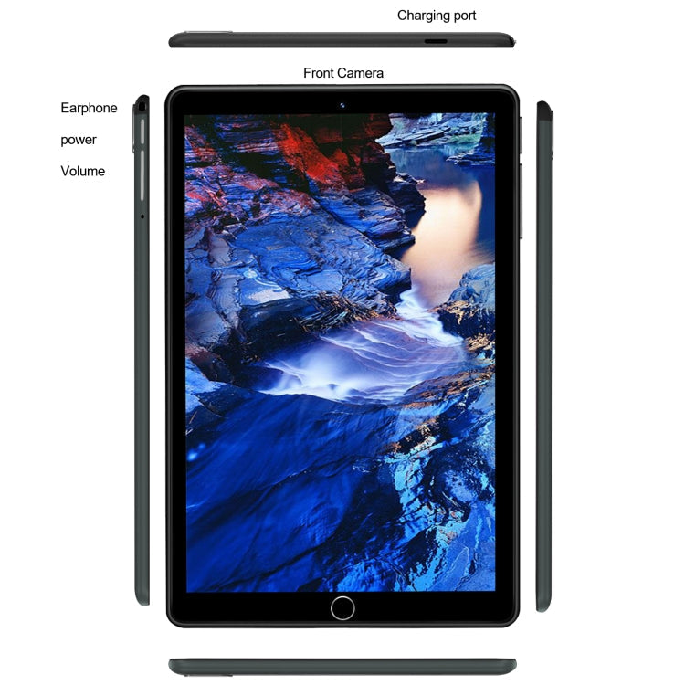BDF P8 3G Phone Call Tablet PC 8.0 inch, 4GB+64GB, Android 10.0 MTK8321 Octa Core, Support Dual SIM, EU Plug(Gold)