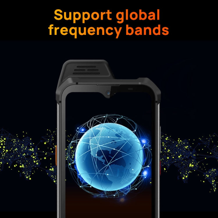 UNIWA W888 HD+ Rugged Phone, 4GB+64GB, 6.3 inch Android 11 Mediatek MT6765 Helio P35 Octa Core up to 2.3GHz, NFC, OTG, Network: 4G(Black Orange)