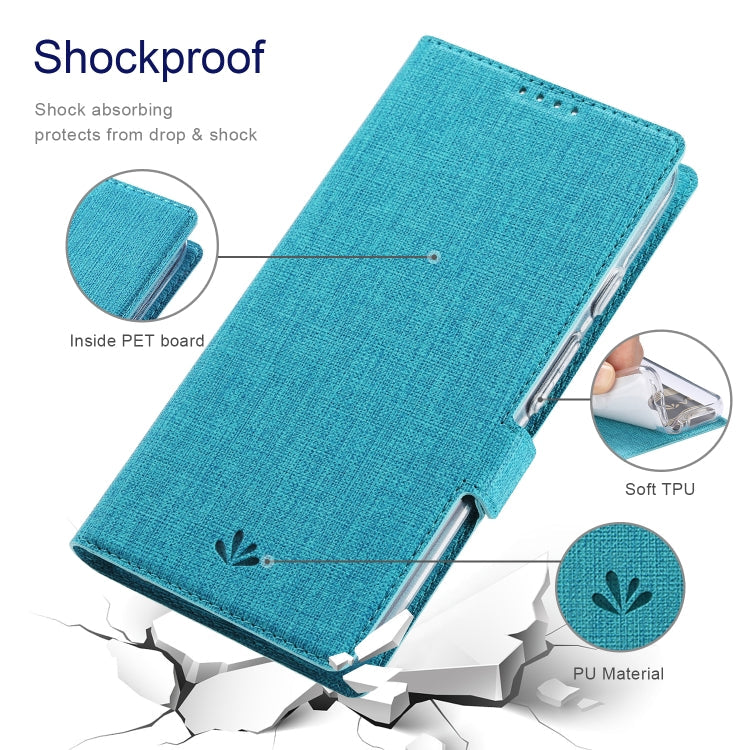 For Google Pixel 8 Pro ViLi K Series Shockproof Magnetic Flip Leather Phone Case(Blue)