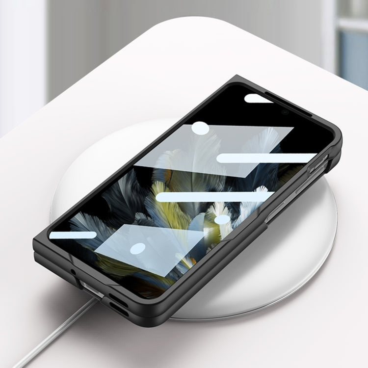 For OPPO Find N3 / OnePlus Open GKK Integrated Ultrathin Shockproof Phone Case with Ring Wrist Strap(Carbon Fiber)