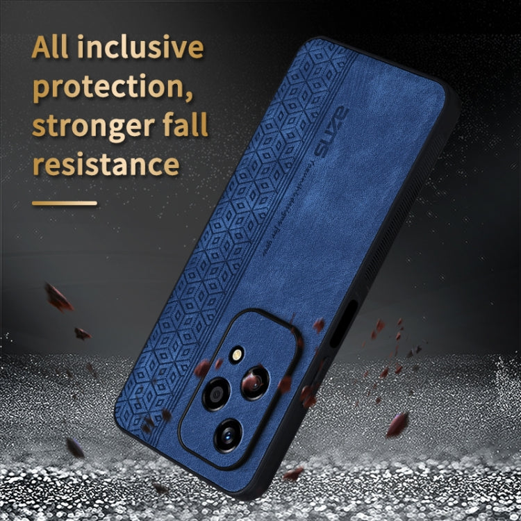For Honor 200 Lite Global AZNS 3D Embossed Skin Feel Phone Case(Brown)