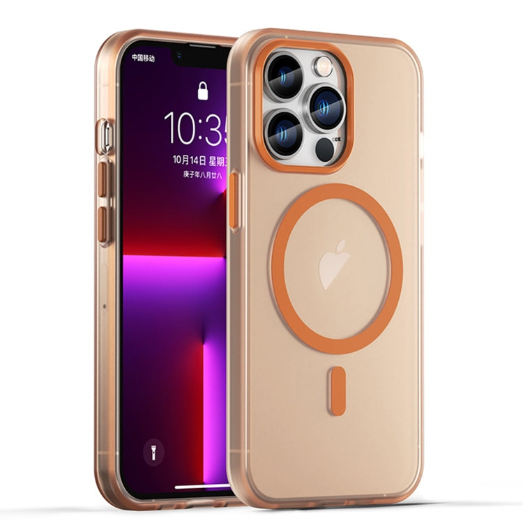 MagSafe Frosted Translucent TPU + PC Full Coverage Phone Case, For iPhone 13 Pro Max, For iPhone 13 Pro
