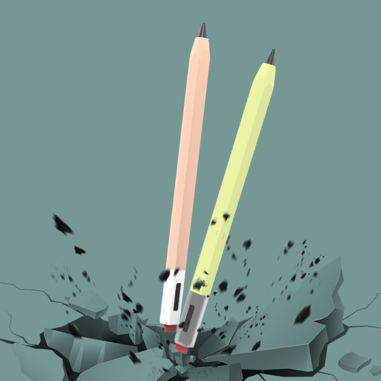 For Xiaomi Inspiration Stylus 1st LOVE MEI Retro Style Silicone Protective Pen Case(Yellow)