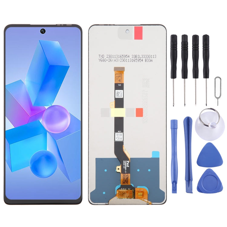 OEM LCD Screen with Digitizer Full Assembly, For Infinix Hot 40 X6836, For Infinix Hot 40i X6528B, For Infinix Smart 8 X6525, For Infinix Zero 30 4G X6731B, For Infinix Zero 30 5G X6731, For Infinix GT 10 Pro X6739, For Infinix Hot 30 5G X6832