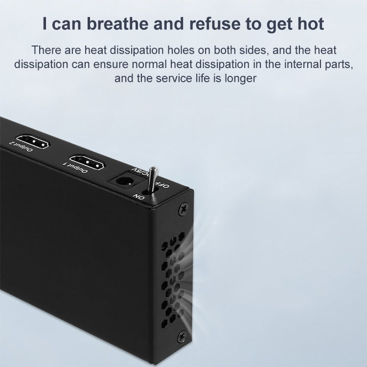 Measy SPH104 1 to 4 4K HDMI 1080P Simultaneous Display Splitter(AU Plug)