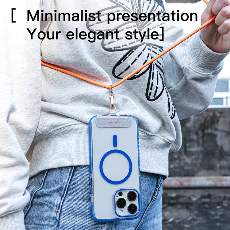 mutural Universal Mobile Phone Solid Color Lanyard(Pink)