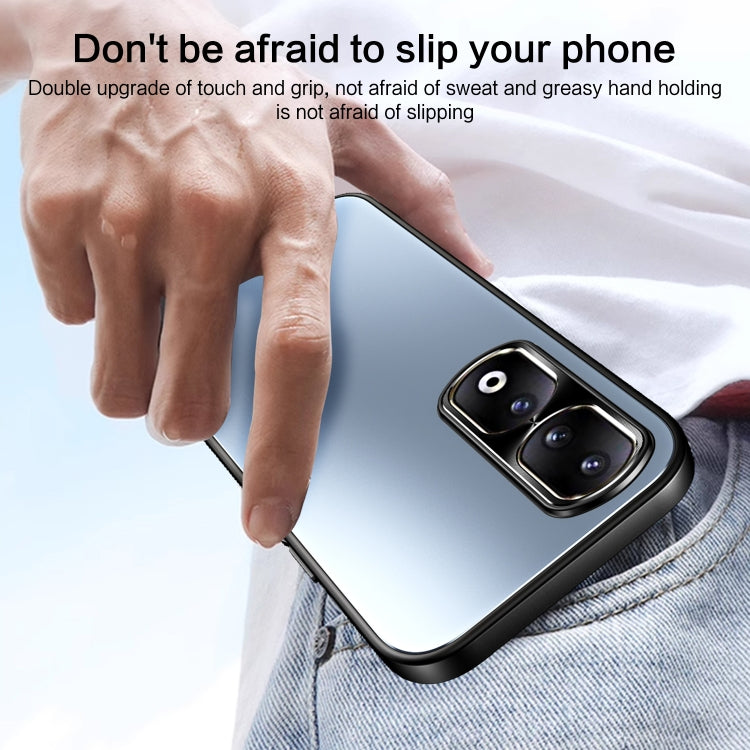 For Honor 90 Pro R-JUST RJ-61 Electroplating Frosted TPU + PC Phone Case(Pink)