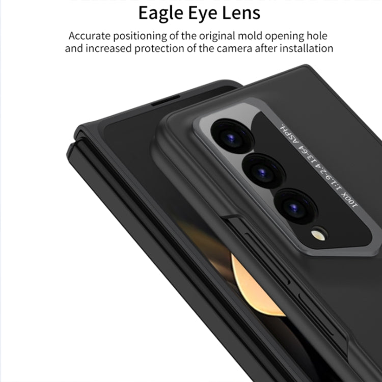 For Samsung Galaxy Z Fold4 5G GKK Integrated Blade Ultra-thin Full Coverage Phone Case(Cyan)