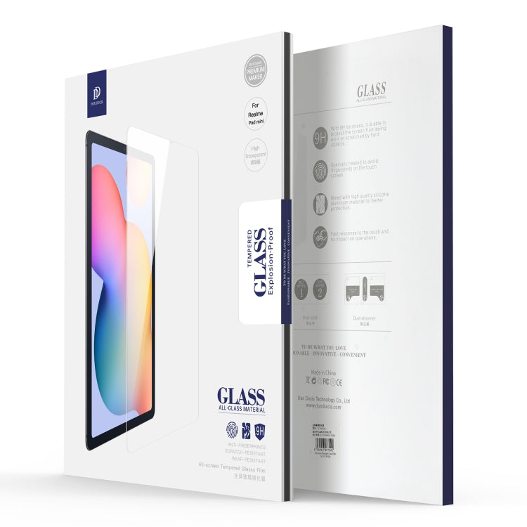 For Realme Pad Mini 5pcs DUX DUCIS 0.33mm 9H HD Full Screen Tempered Glass Film