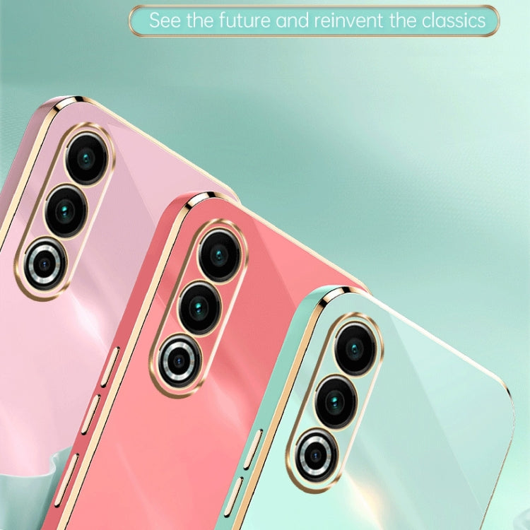 For Meizu 20 5G XINLI Straight Edge 6D Electroplate TPU Phone Case(Hawthorn Red)