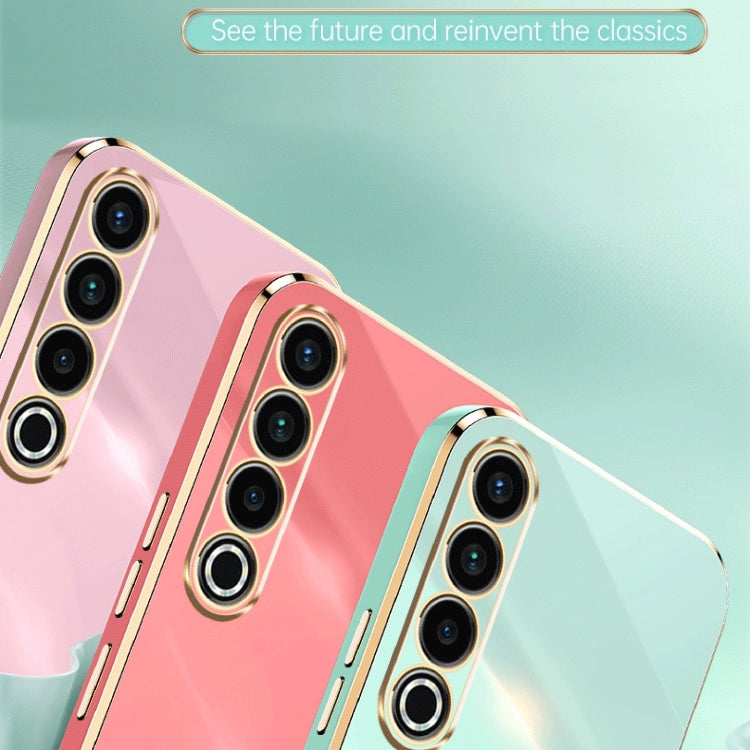 For Meizu 20 Pro 5G XINLI Straight Edge 6D Electroplate TPU Phone Case(White)