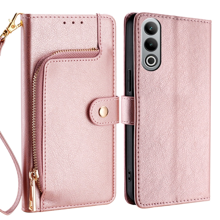 Zipper Bag Leather Phone Case, For OnePlus Nord CE 4 Lite 5G, For OnePlus Ace 3V 5G, For OnePlus Nord CE4