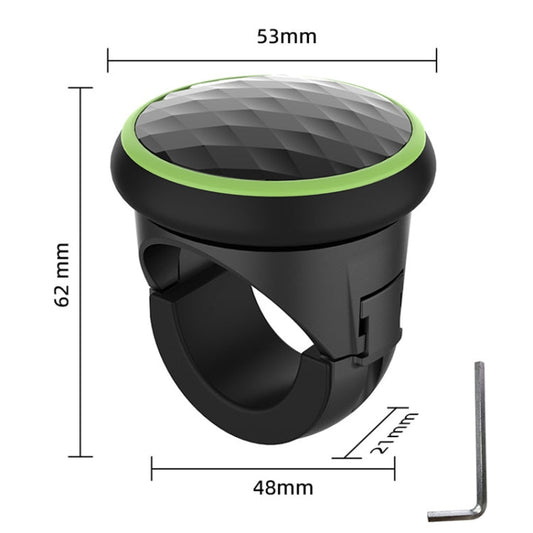 3R 3R-2253 Car Steering Wheel Booster Ball Car Steering Wheel Power Booster(Black Green)