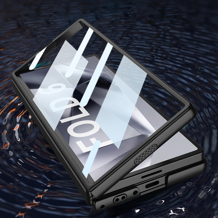 For Samsung Galaxy Z Fold6 GKK Integrated Accurate Hole Ultra-thin Square Ring Holder Phone Case(Silver)