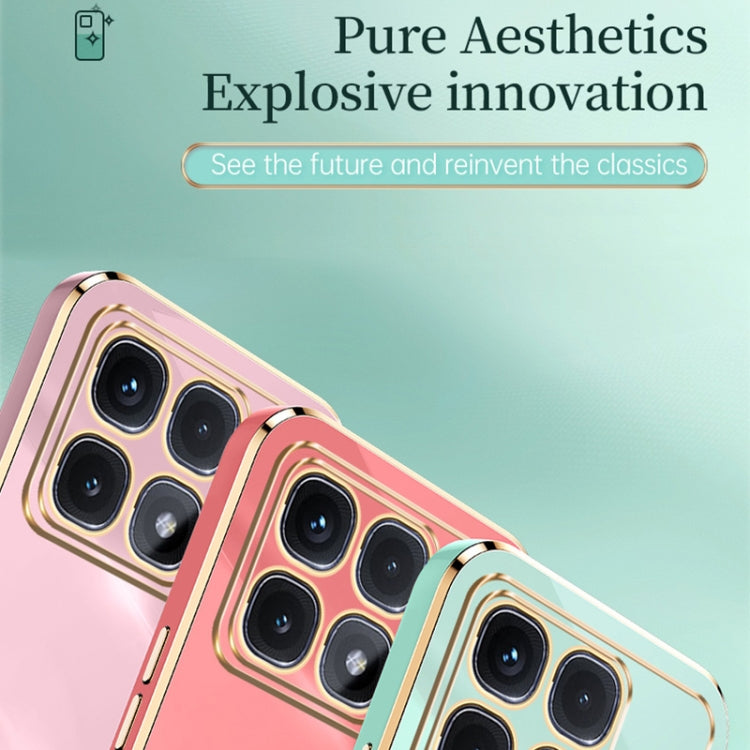 For Redmi K70 Ultra XINLI Straight Edge 6D Electroplate TPU Phone Case(Black)
