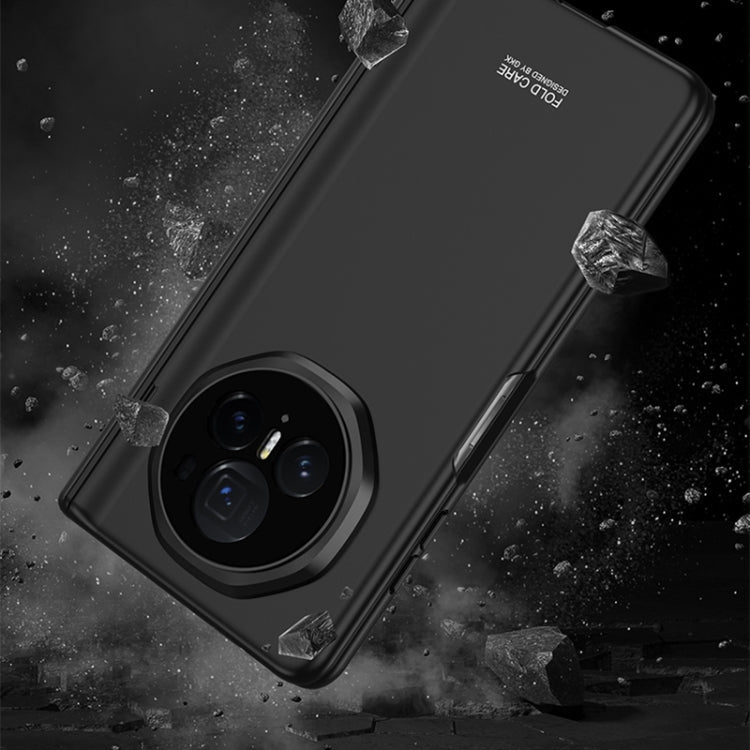 For Honor Magic V3 GKK Integrated Magnetic Folding Hinge All-inclusive Phone Case(Sand Gold)