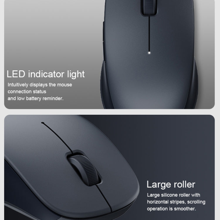 Original Xiaomi XMSMSB01YM 1200DPI Bluetooth Dual Mode Wireless Mouse 2(Beige)