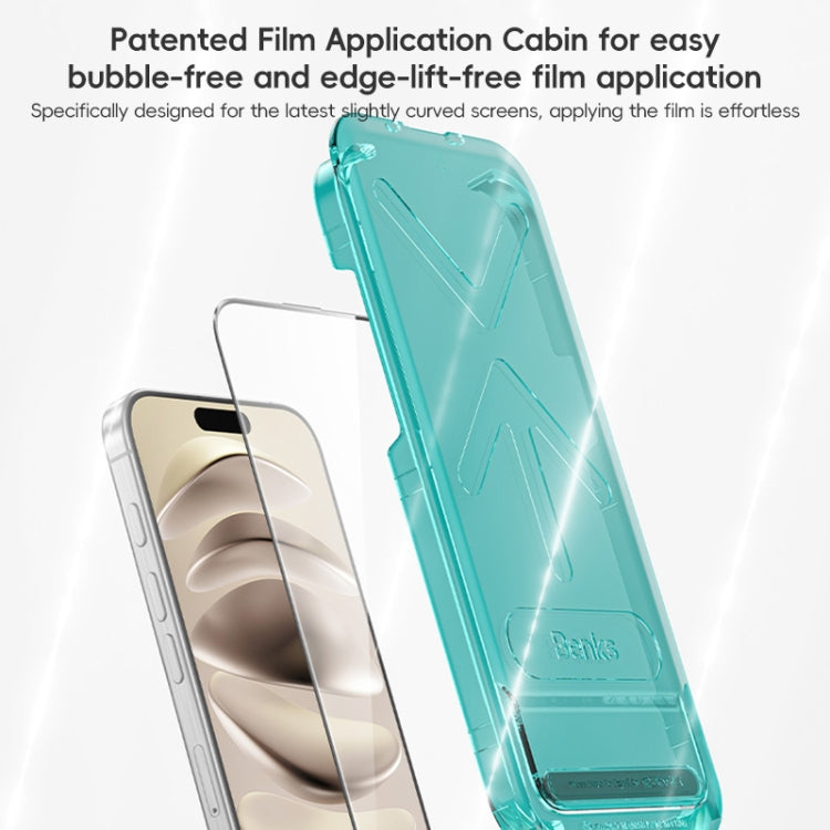 For iPhone 16 Plus Benks King Kong Series Corning AR Antireflective Tempered Glass Film