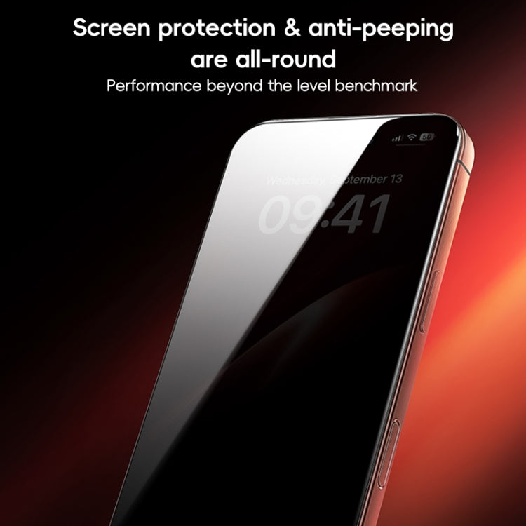 For iPhone 16 Benks Zero Sense Series Privacy Tempered Protective Film
