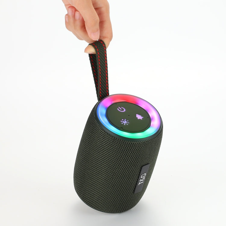 T&G TG434 Outdoor Portable Wireless Bluetooth Speaker(Green)