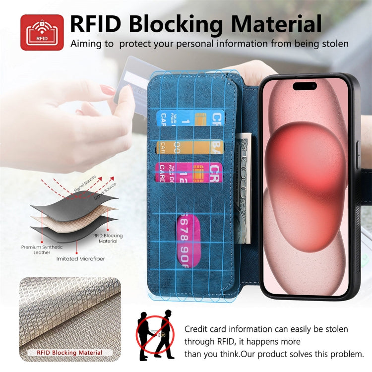For iPhone 16 Pro CaseNeo MagSafe RFID Anti-theft Retro Leather Phone Case(Brown)
