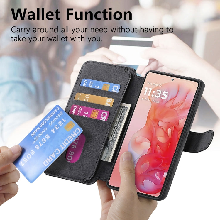 For Motorola Moto G Stylus 5G 2024 CaseNeo MagSafe RFID Anti-theft Retro Leather Phone Case(Black)