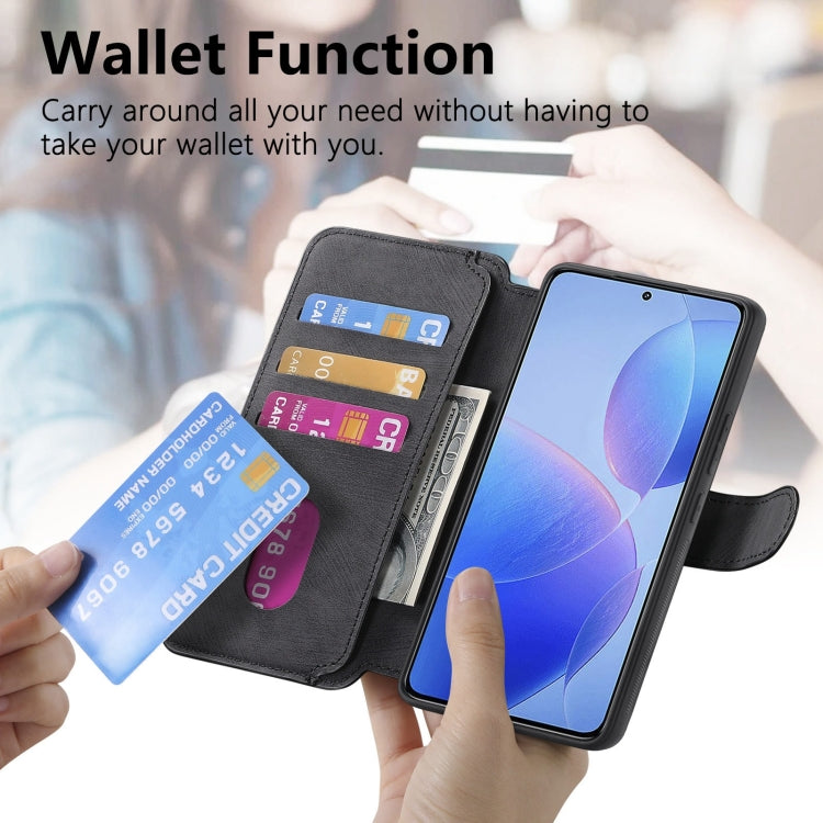 For Xiaomi Poco F6 Pro CaseNeo MagSafe RFID Anti-theft Retro Leather Phone Case(Black)