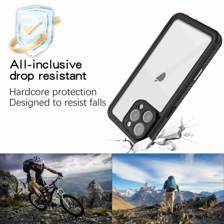 For iPhone 16 Pro RedPepper IP68 Waterproof Triple-proof Phone Case(Black)
