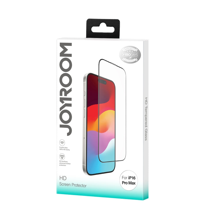 For iPhone 16 Pro JOYROOM Zero Sense Series 2.5D Full Screen HD Tempered Glass Film
