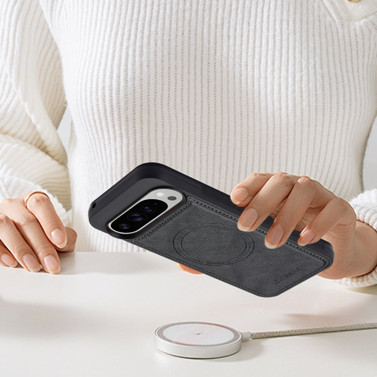 For Google Pixel 9 / 9 Pro LC.IMEEKE Magsafe Phone Case(Black)