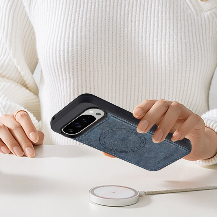 For Google Pixel 9 / 9 Pro LC.IMEEKE Magsafe Phone Case(Blue)