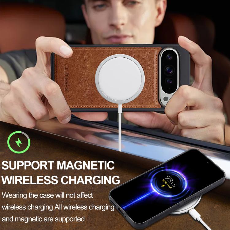 For Google Pixel 10 Pro XL LC.IMEEKE Magsafe Phone Case(Brown)