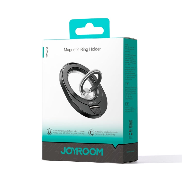 JOYROOM JR-ZS420 Rotatable Foldable Magnetic Mobile Phone Ring Holder(Black)