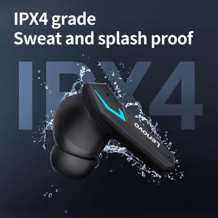 Lenovo TG102 AI Intelligent Noise Reduction Game BT 5.4 Wireless Earphones(Black)