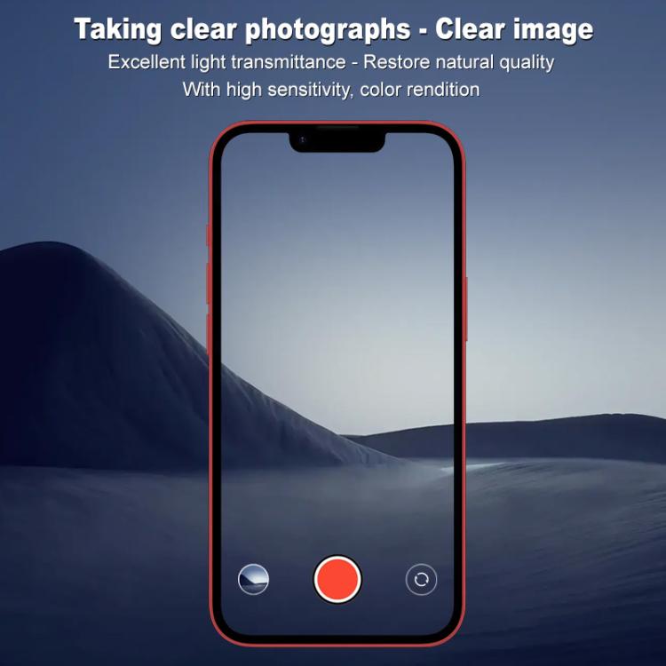 For iPhone 16e / 17e IMAK High Definition Integrated Rear Camera Glass Lens Film, Black Eye Design