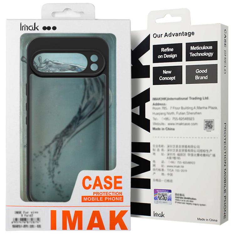 For iPhone 16e / 17e imak UX-9B Series Four Corners Tiny Airbag Shockproof Phone Case(Black)