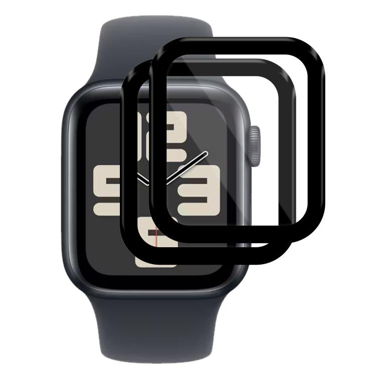 2pcs xDfind Curved 3D Composite Material Soft Film Screen Protector, For Apple Watch Series 6&SE&5&4 44mm, For Apple Watch Series 6&SE&5&4 40mm, For Apple Watch Series 11 / 10 46mm, For Apple Watch Ultra 3 / 2 / 1 49mm