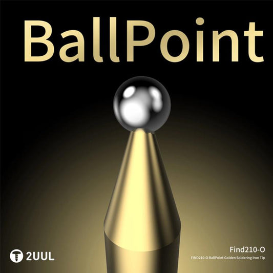 2UUL Find210-O BallPoint Golden Soldering Iron Tip for C210 Soldering Station