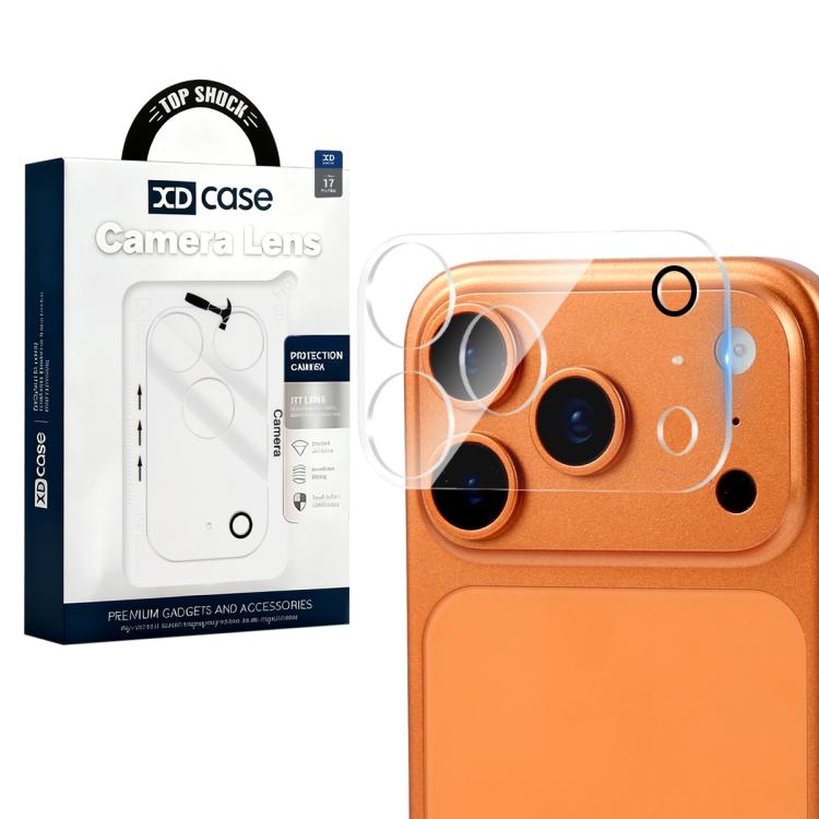 XDcase Transparent Integrated Tempered Glass Camera Film, For iPhone 17 Pro Max, For iPhone 17 Pro, For iPhone 17, For iPhone Air, For iPhone 16 Pro / 16 Pro Max, For iPhone 16 / 16 Plus, For iPhone 15 Pro / 15 Pro Max, For iPhone 15 / 15 Plus