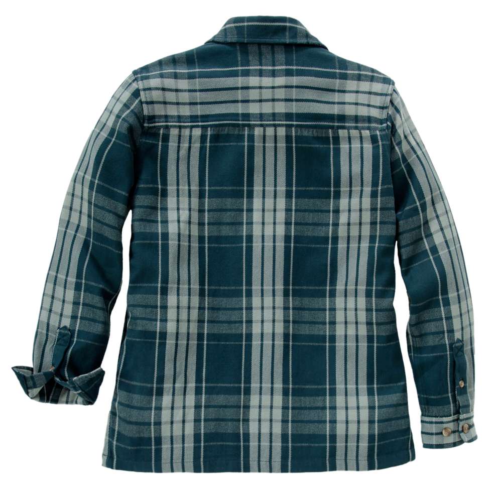 Carharrt 107136 Women's Tncl Srs LseFit Twll Plaid Shrt