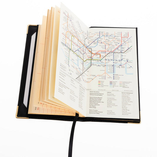 2026 Wallet Diary - Week-to-View Planner - Black