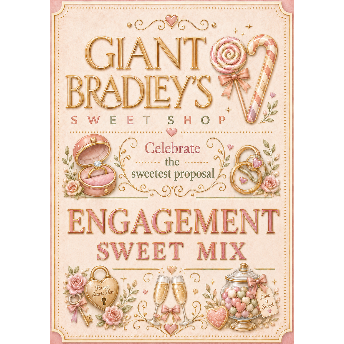 Engagement Party Sweet Pouch