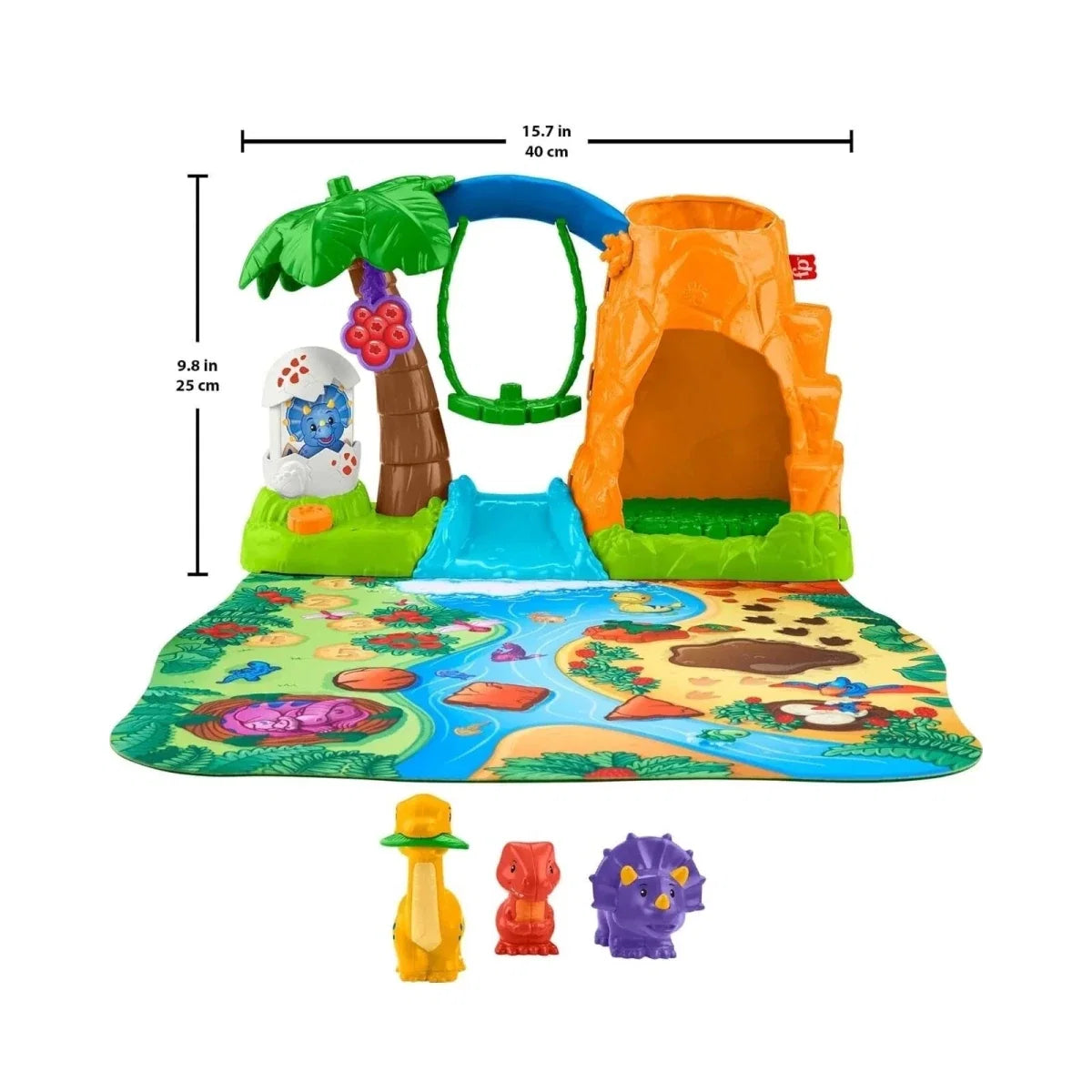 Fisher-Price Little People Dinosaur Village & Playmat Playset
