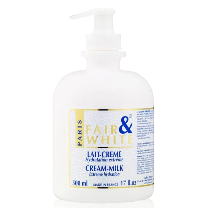 Fair & White Cream-Milk Extreme Hydration 17oz For Dry Skin