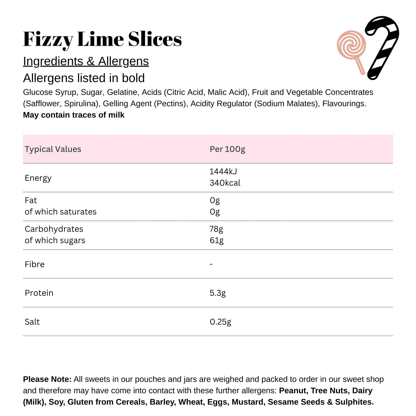 Fizzy Lime Slices
