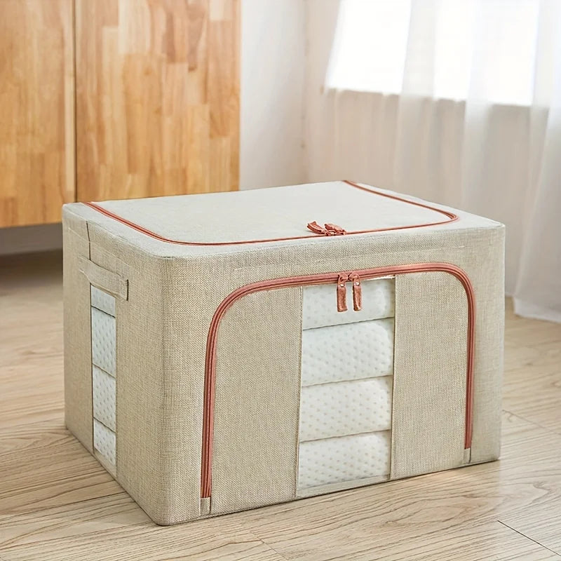 Folding Storage Box Organiser Large Capacity Clothing & Quilt Boxes Organisation