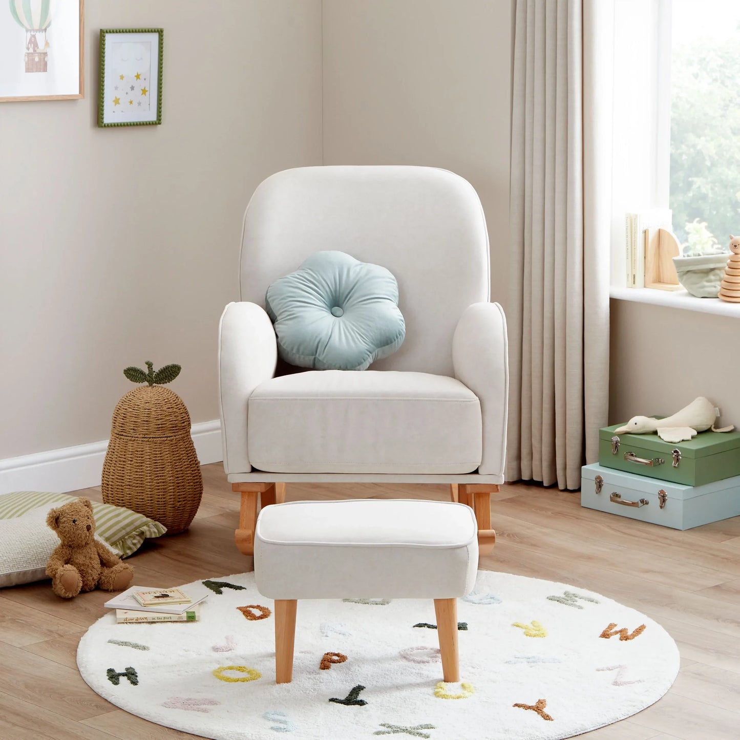 Freya Nursing Chair & Footstool